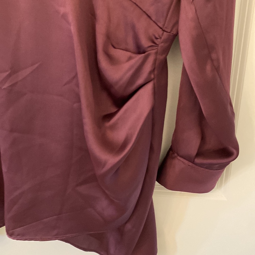 Purple wrap dress - Picture 3 of 7